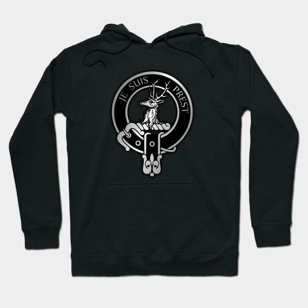 Clan Fraser Crest & Tartan Hoodie by Taylor'd Designs